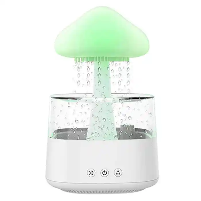 CH08 PRO 5 IN 1 Bluetooth Speaker with Colourful Raindrop Humidifier with 7 Colors